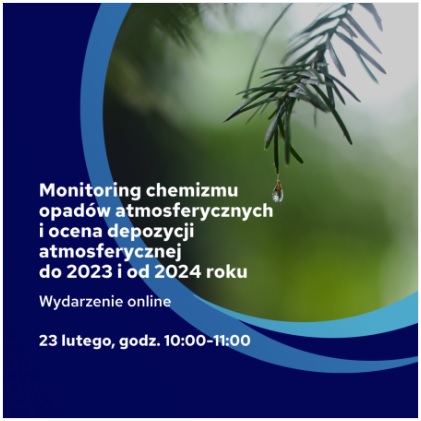 opady atmosferyczne depozycja w Polsce zanieczyszczenie powietrza szkolenie