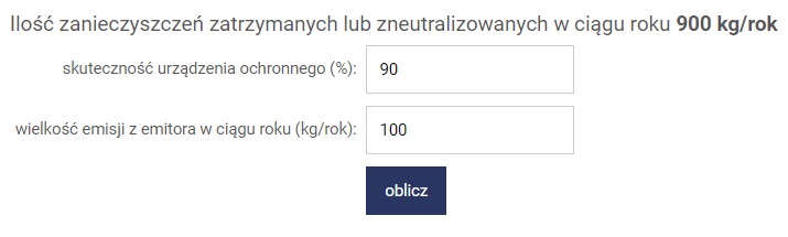 GUS OS-1 emisja zanieczyszczeń