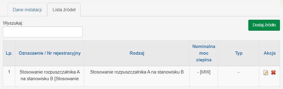 1 KOBiZE źrodło emisji